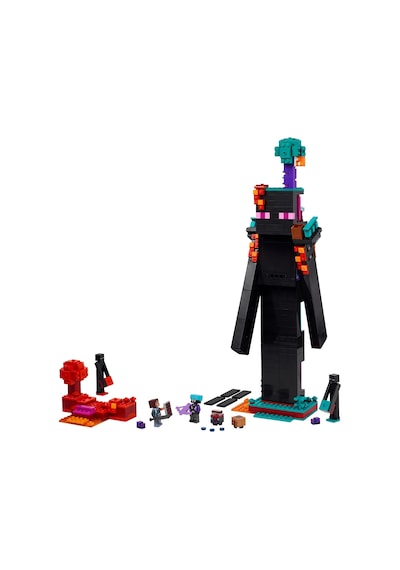 LEGO® Minecraft® Enderman Kulesi 21279 - 9 Yaş ve Üzeri Çocuklar için Video Oyunu Temalı Yaratıcı Oyuncak Yapım Seti (867 Parça)