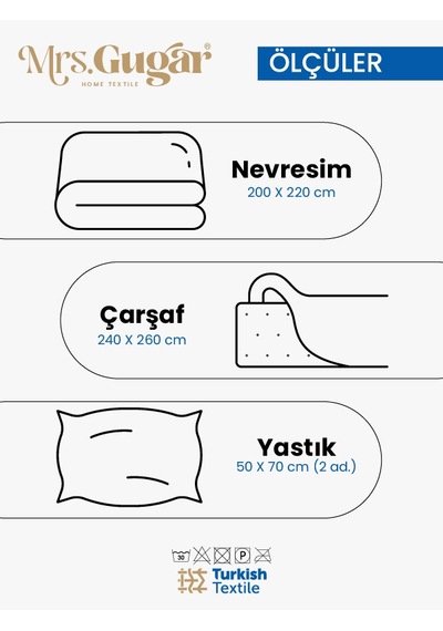 Mrs.gugar Tek Kişilik Saten Çizgili Kırmızı Nevresim Takımı