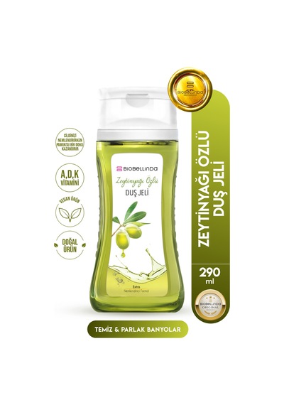 Doğal Bitki Özleriyle Duş Jeli Zeytinyağı Özlü 290 Ml Diğer