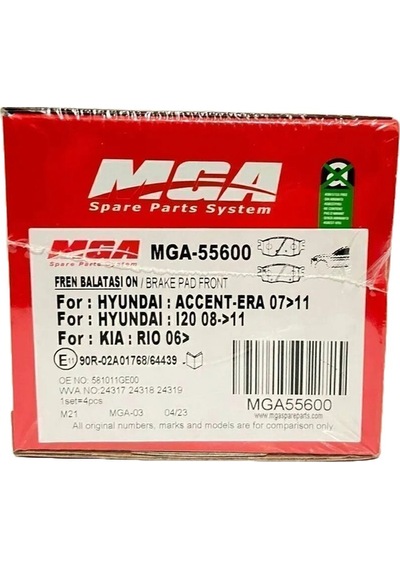Ön Balata Hyundaı Accent Era 2006-2011