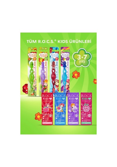 .kids Ekstra Soft Diş Fırçası 3-7 Yaş Açık