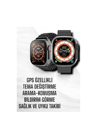 Yeni Nesil Ultra Akıllı Saat Titreşimli Uyku & Sağlık Takibi Çift Kordon