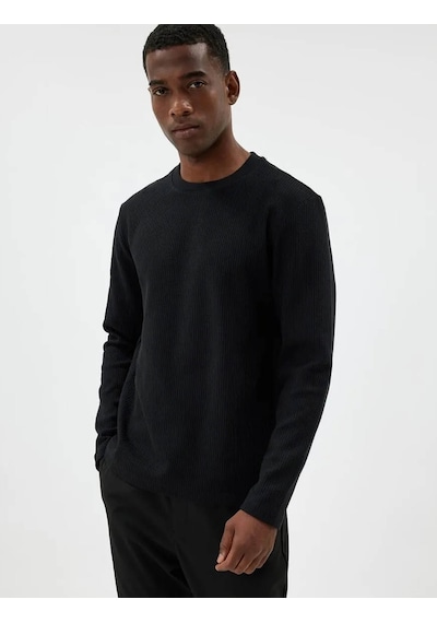 Koton Erkek Sweatshirt Siyah 5wam70065mk 25ky59001710 Y5901 Siyah Koton Erkek Sweatshirt Siyah 5wam70065mk 25ky59001710 Y5901 Siyah