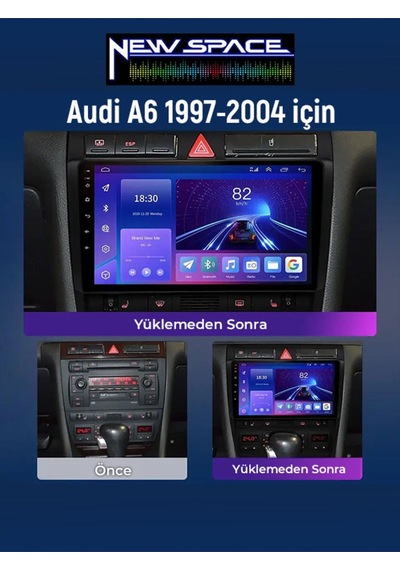 Audi A6 Android 8gb Ram 128gb Rom 8 Çekirdek Carplay Navigasyon Multimedya