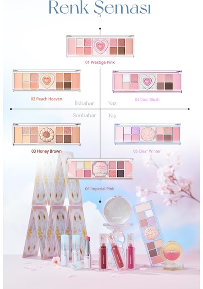 Perıpera All Take Mood Like Palette 05 Clear Winter