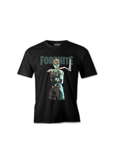 Fortnite Zombie Siyah Erkek Tshirt