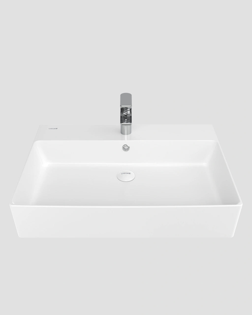 Creavit VX260 Volga 50 60 Tezgah Üstü Lavabo Beyaz