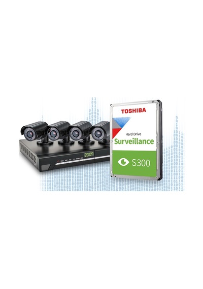 Toshıba S300  Hdwt840uzsva  3.5&quot   4tb  256mb 5400 Rpm  7/24 Güvenlik Hdd Türkiye Distribütörü li