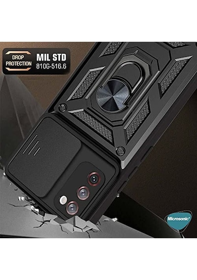 Realme C53 İçin Kılıf Impact Resistant Realme C53 İle Uyumlu Kılıf - Siyah Diğer