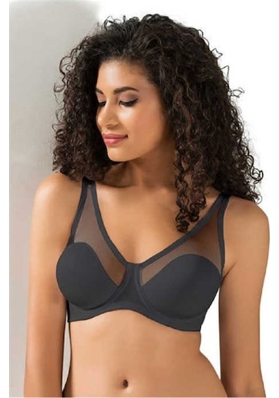 Le Jardin 9200-C Tül Kaplı Soft Cup Sütyen Siyah