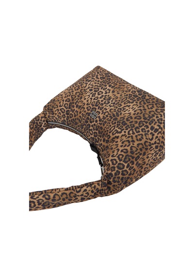 Tommy Hilfiger Tjw Urban Leopard Hobo Kadın Çanta-9502 Kahverengi