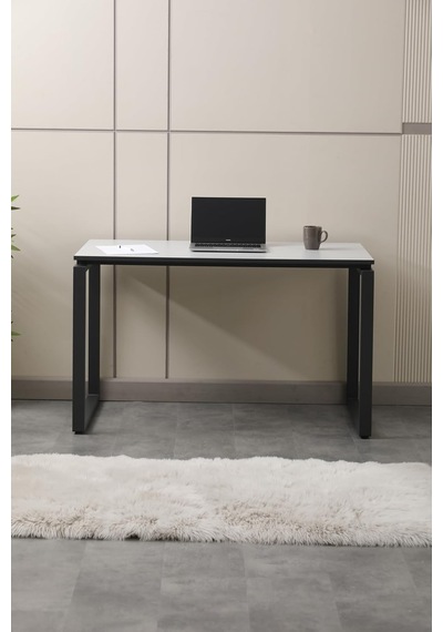 Arpelia Çalışma Masası 120x60x73 Dikdörtgen Ayaklı Lava - Gri - Kenarları Antrasit Bantlı Çok Renkli Arpelia Çalışma Masası 120x60x73 Dikdörtgen Ayaklı Lava - Gri - Kenarları Antrasit Bantlı Çok Renkli