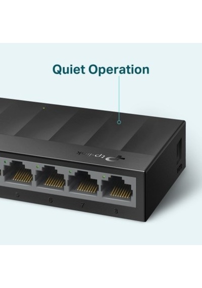 8 Portlu 10/100/1000 Mbps Ethernet Switch, Plastik Gövde