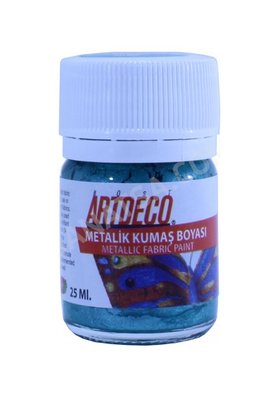 Artdeco Metalik Kumaş Boyası 237 Deniz Mavisi