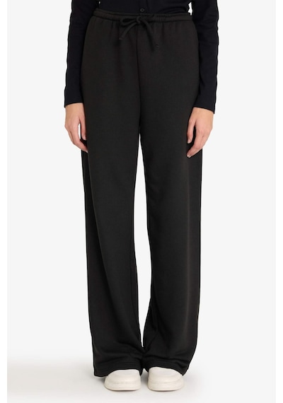 Defacto Straight Fit Siyah Kadın Eşofman Altı D6667ax/bk81 Siyah