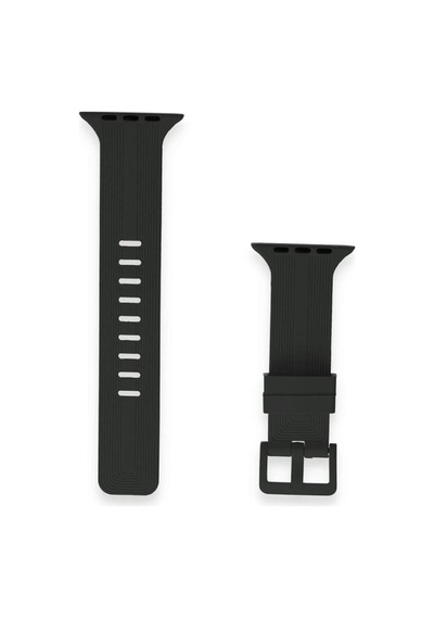 Apple Watch Uyumlu 38mm Kr408 Çizgili Silikon Kordon Saat Değildir