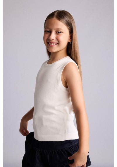 Defacto Halter Yaka Ecru Atlet Kız Çocuk H0709a826smer105 Ekru-er105