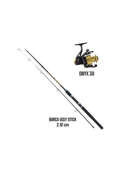 Bauer Barca Ugly Stıck 2.10 Cm - Onyx 3000 Olta Seti