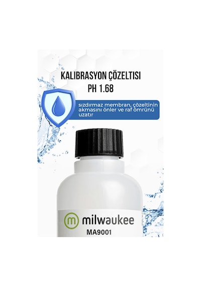 Milwaukee Ma9001 Ph 1.68 Kalibrasyon Solüsyonu 230 Ml