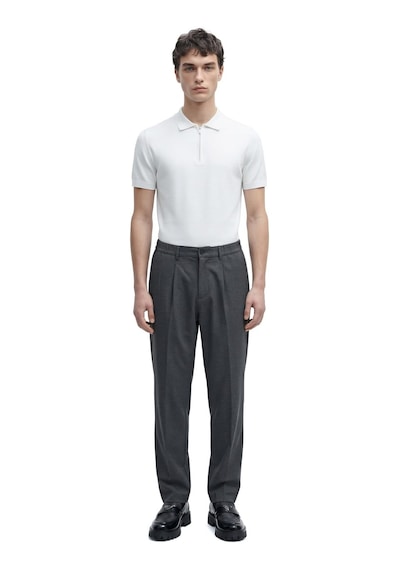 Regular Fit Yüksek Bel Erkek Kumaş Pantolon Gabriel Füme
