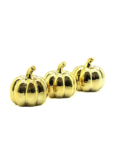 İbico İ12-175 Biblo Ve Dekoratif Süs Eşyası Gold Büyük Seramik Bal Kabak - 12'li Paket Diğer
