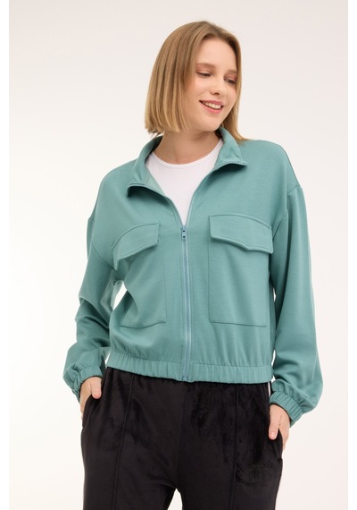 Lumberjack Wl Zoe 18ms408 4pr Yeşil Kadın Eşofman Üstü Yeşil