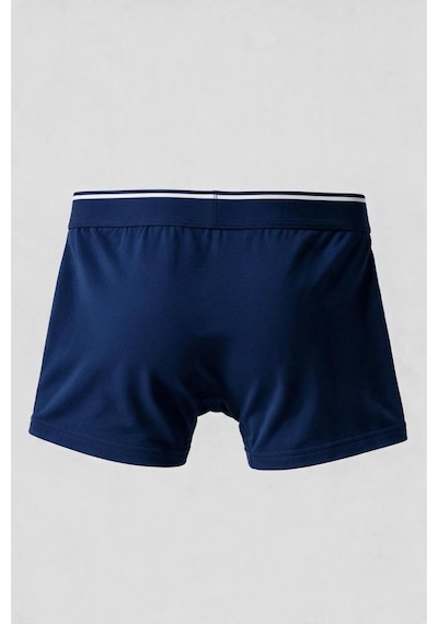 Trendybee Erkek Slim Fit Lacivert Boxer 5 Adet Paket Likralı Rahat Kesim Özel Kutulu