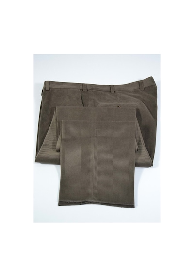 Baw Company Classic Erkek Içi Polarlı Kadife Pantolon Vizon