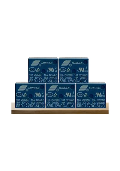 Srd-12Vdc-Sl-C - 12V Role 10A 5Pin (5 Adet)