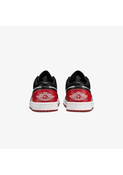 Nike Jordan Air 1 Low Erkek Siyah - Kırmızı Spor Ayakkabı 553558-161 Siyah