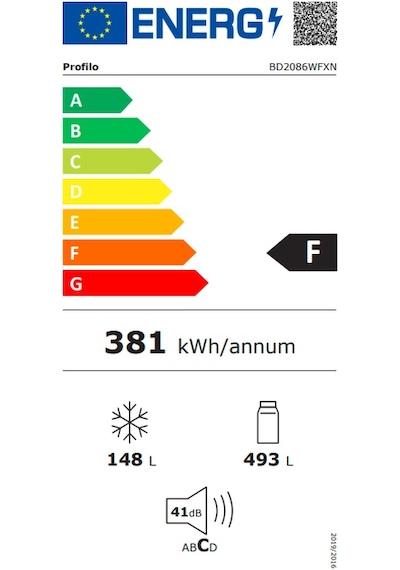 Profilo BD2086WFXN 641 LT No-Frost Çift Kapılı Buzdolabı