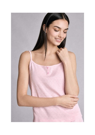 Defacto Regular Fıt Kısa Kollu 2li Açık Pembe Şortlu Pijama Takımı H6955ax26smpn648 Pembe-pn648
