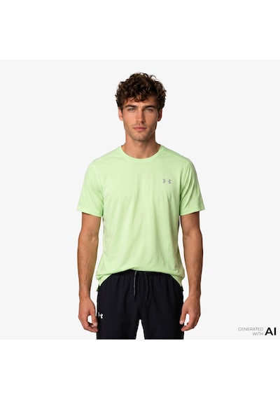 Under Armour Velociti Reflct Ss Erkek Sarı Koşu T-shirt 6009518