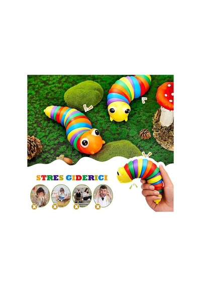Matmel Eğitici Stres Giderici Tırtıl Montessori Oyun 1 Yaş Ve Üstü İçin Aile İle Oynanabilir - 4758692132711
