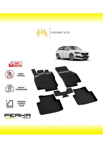 Skoda Scala 2019 Ve Üstü 4d Havuzlu Paspas