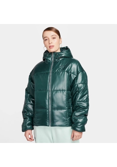 Nike Sportswear Classic Puffer Shine Kadın Yeşil Mont Fb8769328 001