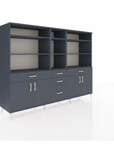 Hyperion Dolap 11 Raflı 5 Çekmeceli 4 Kapaklı 220x44x163 Antrasit Antrasit-antrasit Hyperion Dolap 11 Raflı 5 Çekmeceli 4 Kapaklı 220x44x163 Antrasit Antrasit-antrasit