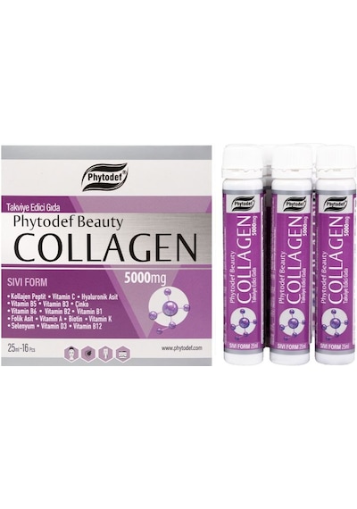 Phytodef Kolajen Likit Form 2 x 16 Shots﻿ x ﻿25 ML