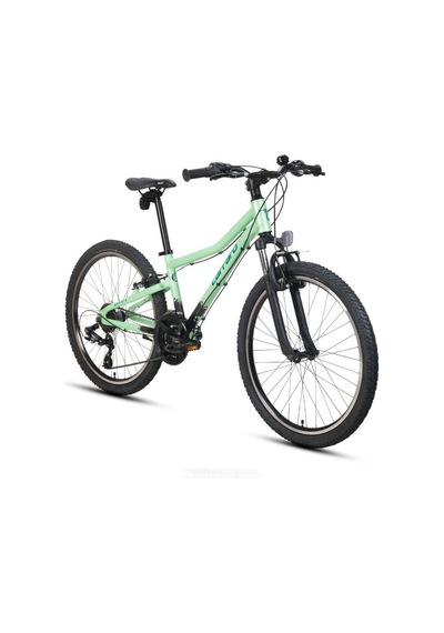 Carraro Monte 260 V-fren 24" Jant 21 Vites 32 Kadro Dağ Bisiklet Pastel Yeşil Siyah Mavi