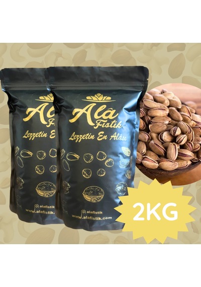 Ala Fıstık Kavrulmuş Premium Antep Fıstığı 2 x 1 KG