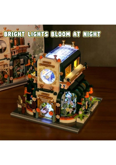 Jk2362 Jaki Block - Monet'in Botanik Bahçesi 867 Parça Yapım Seti