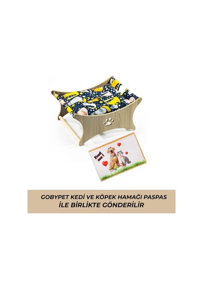 Gobypet Kedi Hamağı Ve Halısı, Kedi Berjeri, Sallanan Sandalye Yatağı, Köpek Yatağı, Köpek Salıncağı Laciv