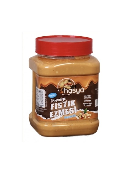 Hasya Osmaniye Şekerli Fıstık Ezmesi %100 Doğal Parçacıklı 1000 G