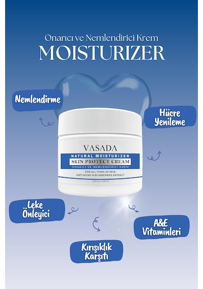 Onarıcı Nemlendirici Yaşlanma Karşıtı El Ve Yüz Cilt Bakım Kremi 100 Ml