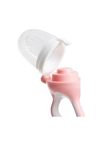Babyjem Silikon Yumuşak Uçlu Meyve Süzgeçi Sebze Emziği Pembe