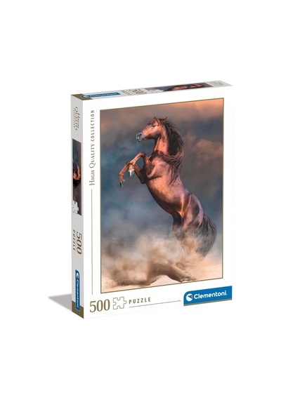 Clementoni 35521 Wild Red Stallion 500 Parça Puzzle