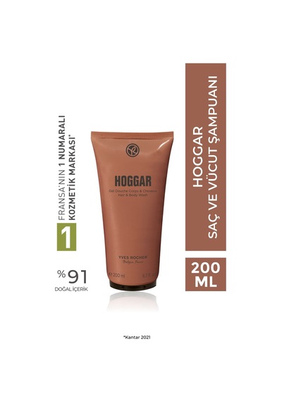 Yves Rocher Saç Ve Vücut Şampuanı-hoggar- Erkek-200ml