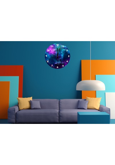 Ti-play Son Yaklaşıyor 30x30cm Akrilik Dekoratif Modern Duvar Saati ÇOk Renkli