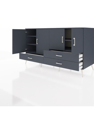 Kronos Konsol 5 Raflı 3 Çekmeceli 4 Kapaklı 176x59x99 Antrasit-an Antrasit-antrasit Kronos Konsol 5 Raflı 3 Çekmeceli 4 Kapaklı 176x59x99 Antrasit-an Antrasit-antrasit