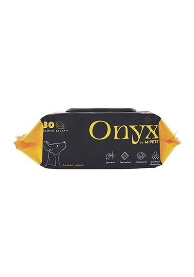 M-pets Onyx Limon Kokulu Kedi Ve Köpek Temizleme Mendili 80li 244-72034.01
